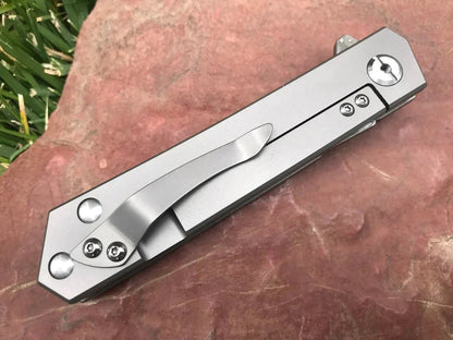 Sharp Damascus Steel Tanto Blade - Knives - GroomsDay