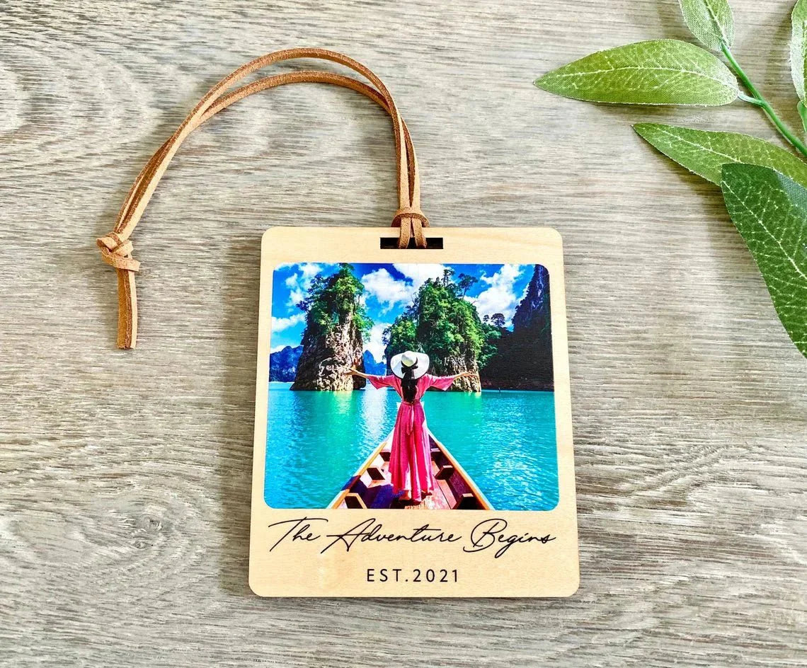 Photo Luggage Tags - Travel Gifts - GroomsDay