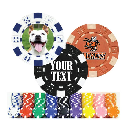 Custom Personalized Poker Chips - Accessories - GroomsDay