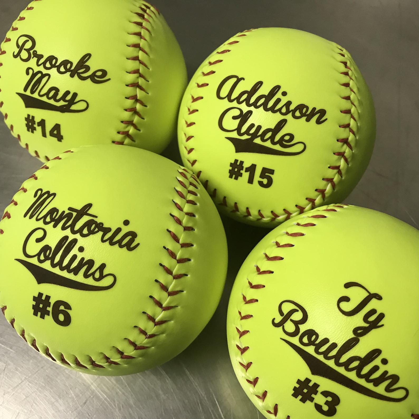 Personalized Softball