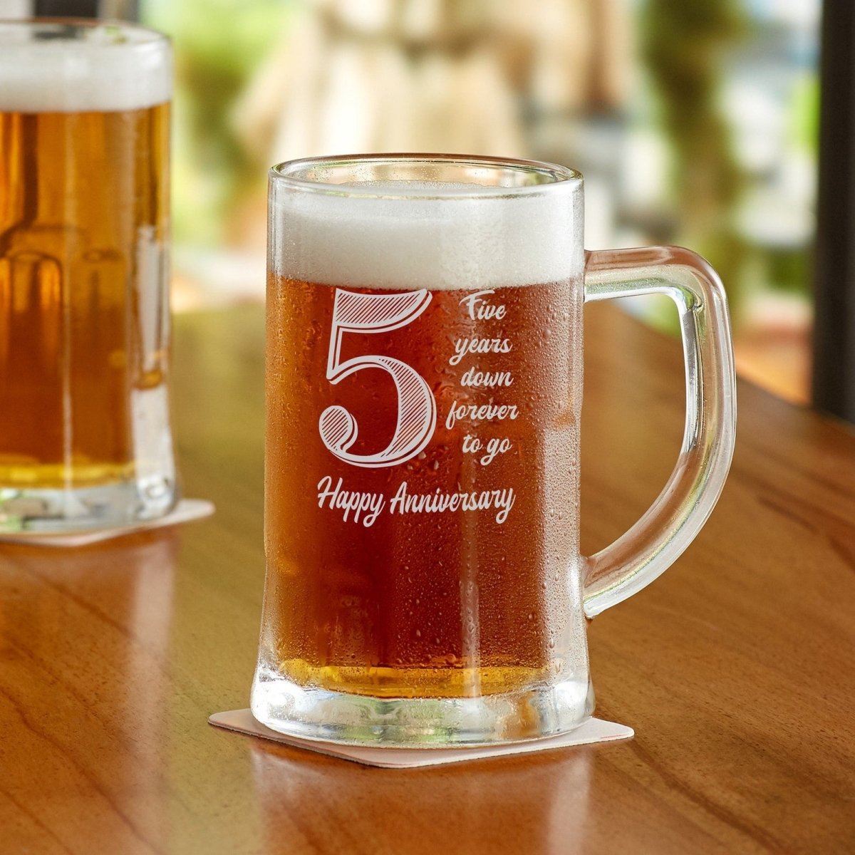 Anniversary Ale | 17 oz Happy Anniversary Mug - Anniversary - GroomsDay