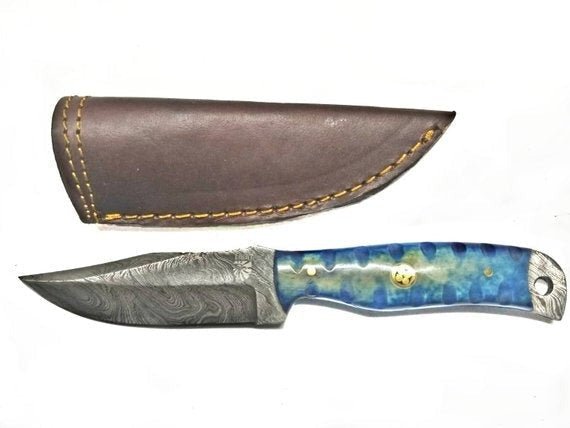 Everyday Carry Damascus Knife - Damascus Knife - GroomsDay