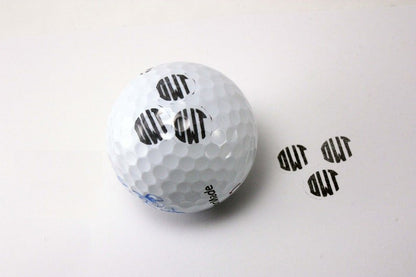Wooden Golf Ball Stamp - Golf - GroomsDay