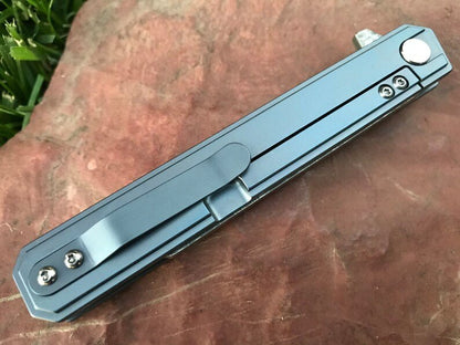 Damascus Steel Pocket Knife - Knives - GroomsDay