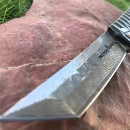 EDC Knife Damascus Blade - Knives - GroomsDay