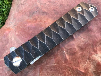 EDC Knife Damascus Blade - Knives - GroomsDay