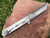 Sharp Damascus Steel Tanto Blade