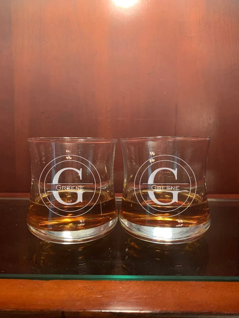 Tipsy Rye Whiskey Glasses