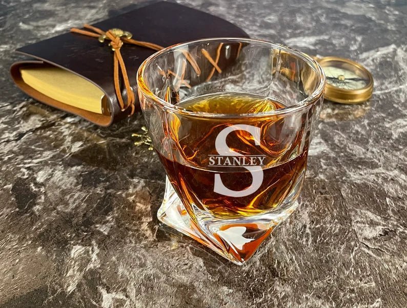 Fancy Scotch Glass - Whiskey Glass - GroomsDay