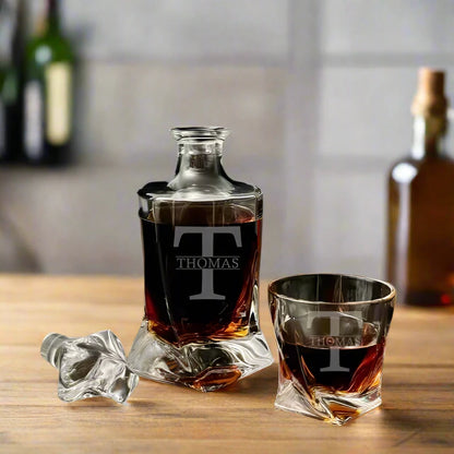 Personalized Decanter with Glass
