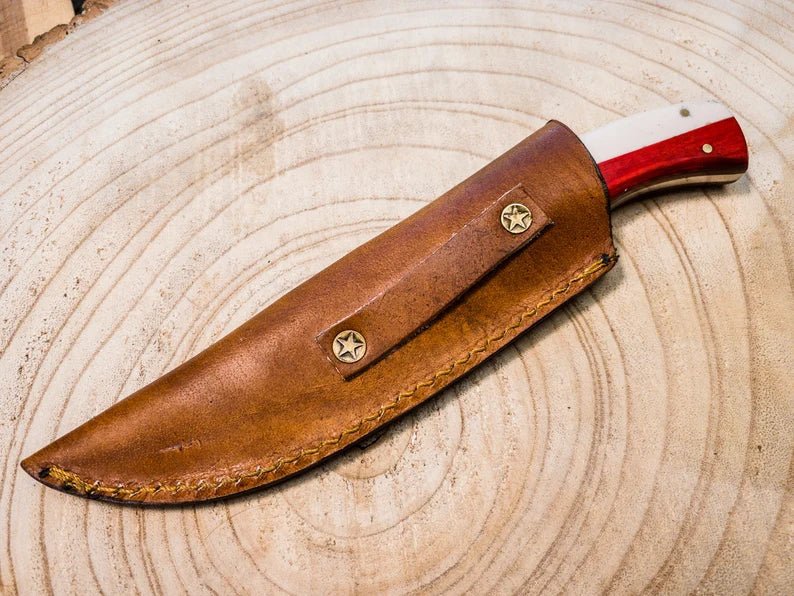 Texas Damascus Hunting Knife