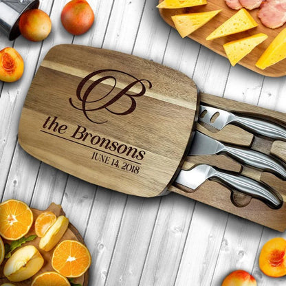 Personalized Trapdoor Charcuterie Board - Cutting Board - GroomsDay