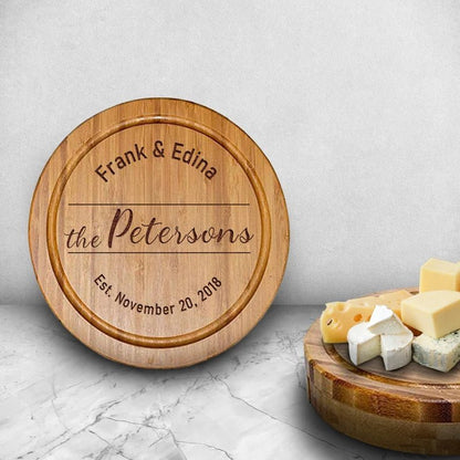 Custom Cheese Server Set - Cutting Board - GroomsDay