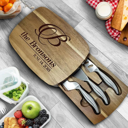 Personalized Trapdoor Charcuterie Board - Cutting Board - GroomsDay