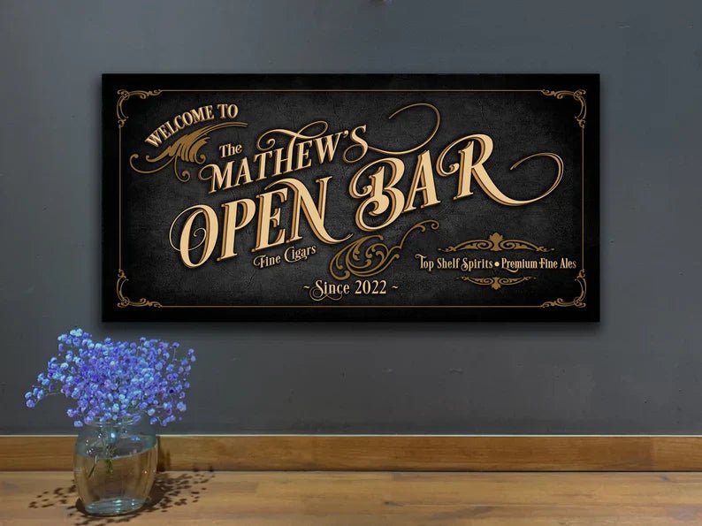 Custom Bar Wall Décor