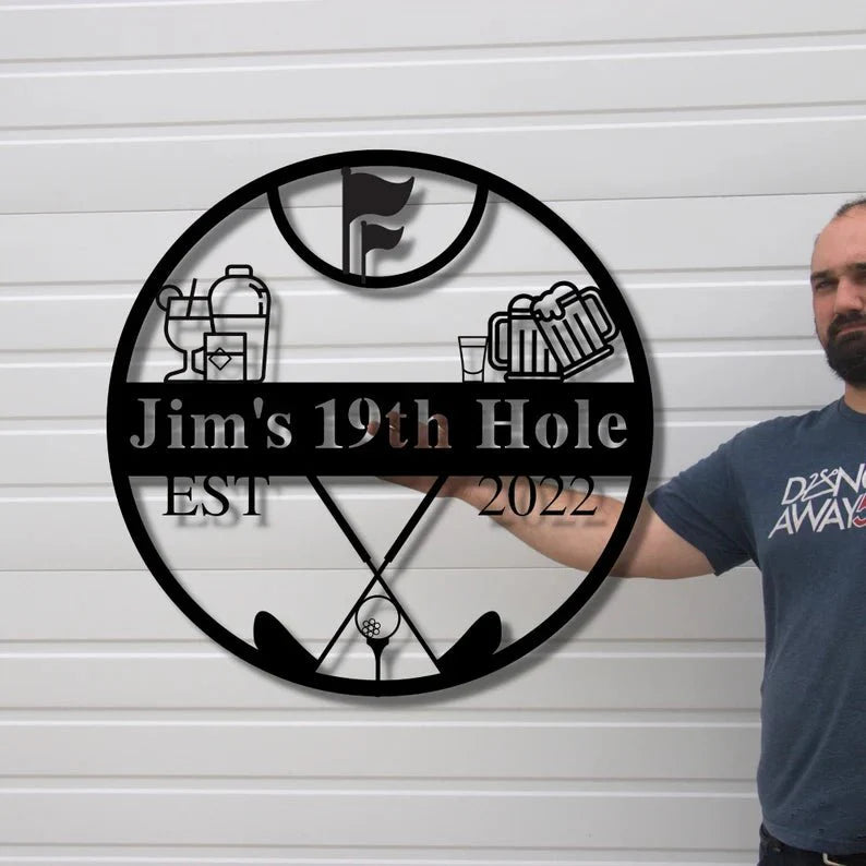19th Hole Pub Sign - Pub Signs - GroomsDay