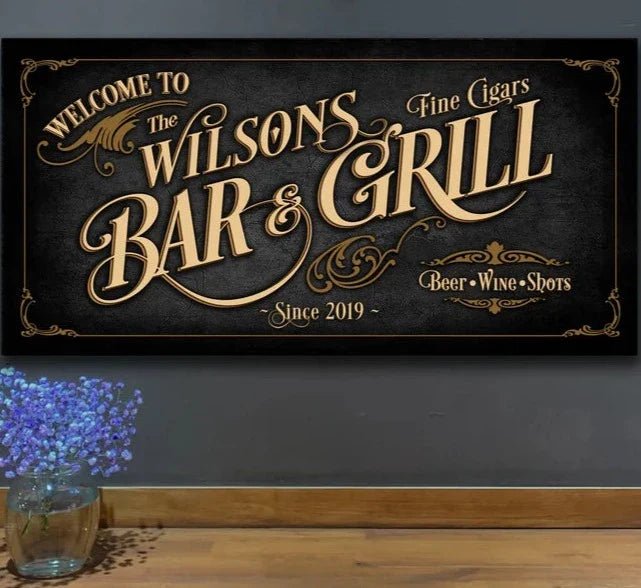 Custom Bar Wall Décor