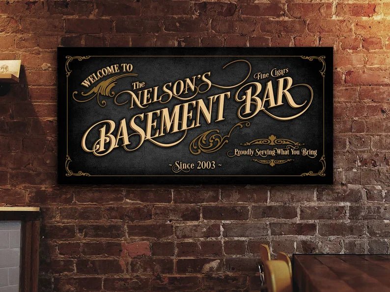 Custom Bar Wall Décor