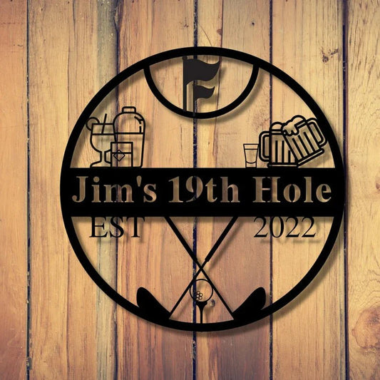 19th Hole Pub Sign - Pub Signs - GroomsDay