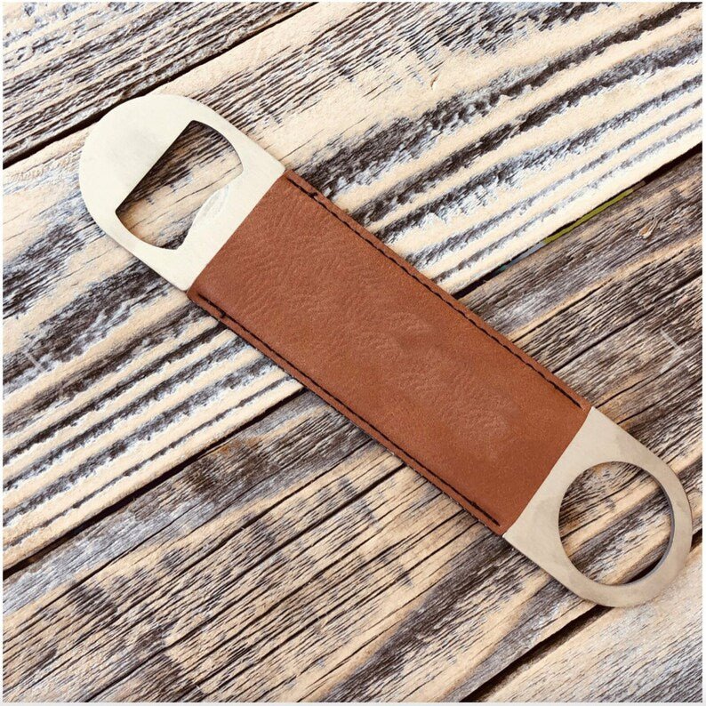 Unique Personalized Custom Logo Bottle Opener Customized Bottle Openers Gifts for Men by Groovy Guy