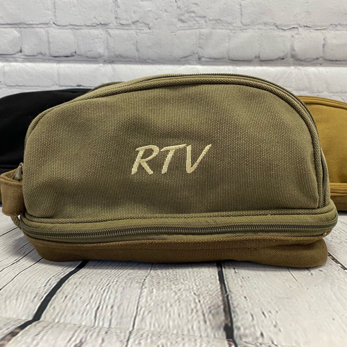 Durable Personalized Canvas Toiletry Bag - Toiletry Bag - GroomsDay