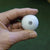 Custom personalized golf ball stamp with initials and premium ink