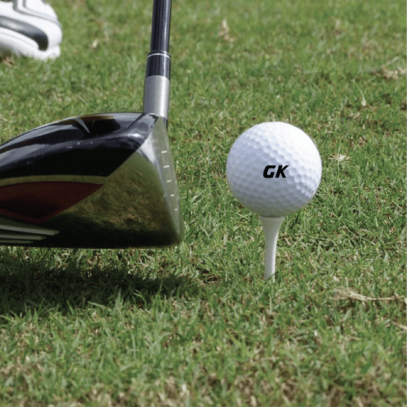 Custom personalized golf ball stamp with initials and premium ink