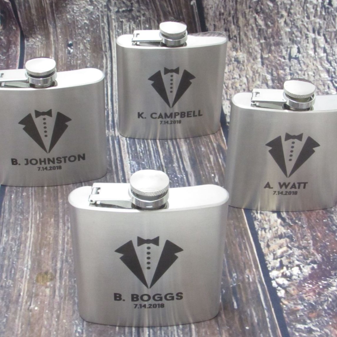 Knight in Shining Flask Tuxedo / Black Laser Mark