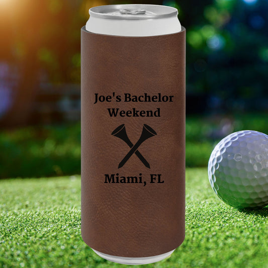 Golfing Bachelor Party Can Cooler