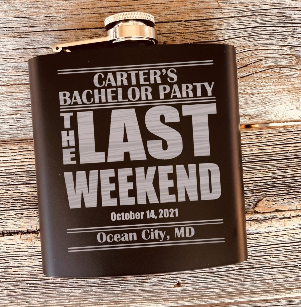 Last Free Weekend Flask - Flask - GroomsDay