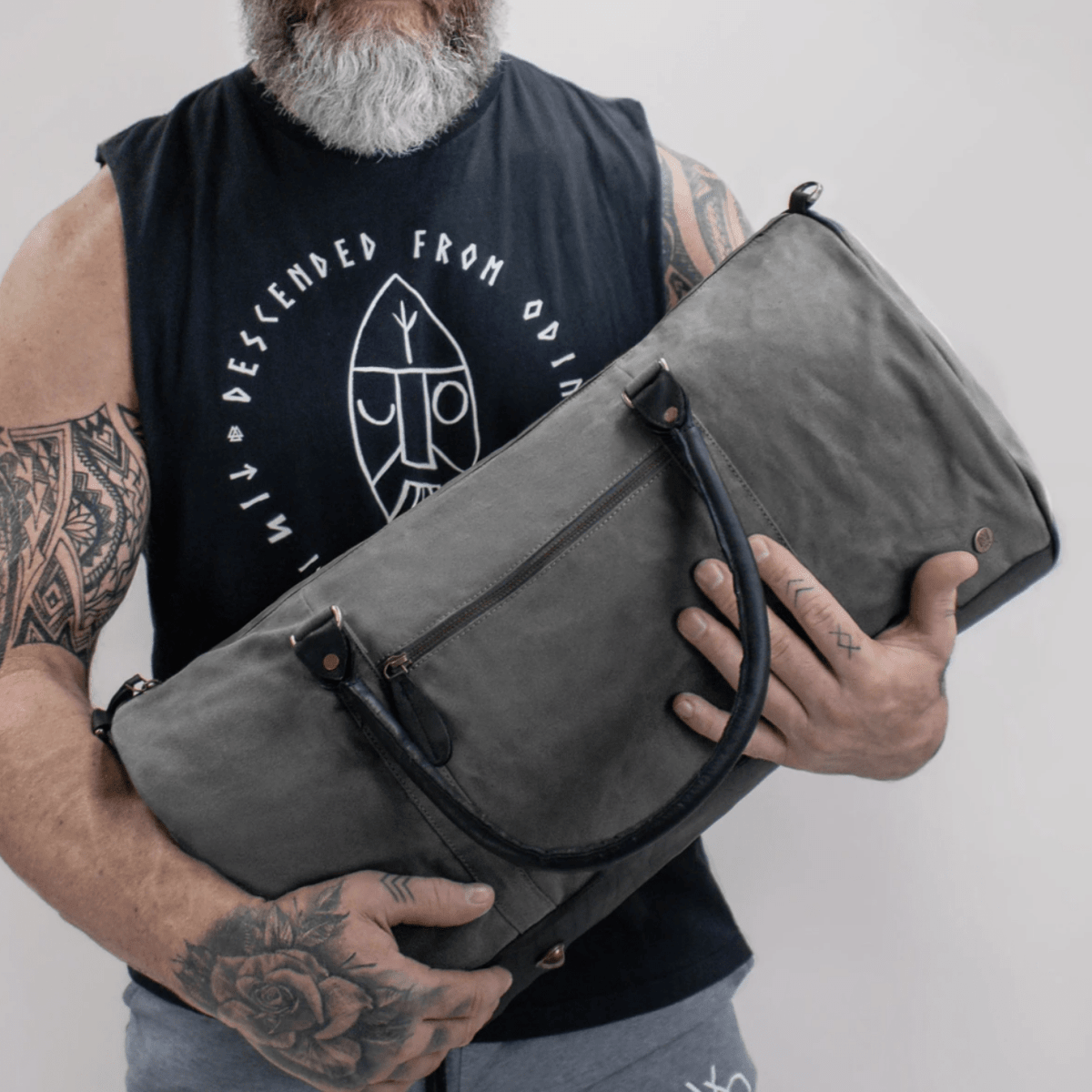 Ultimate Leather Duffel Set - Duffel Bags - GroomsDay