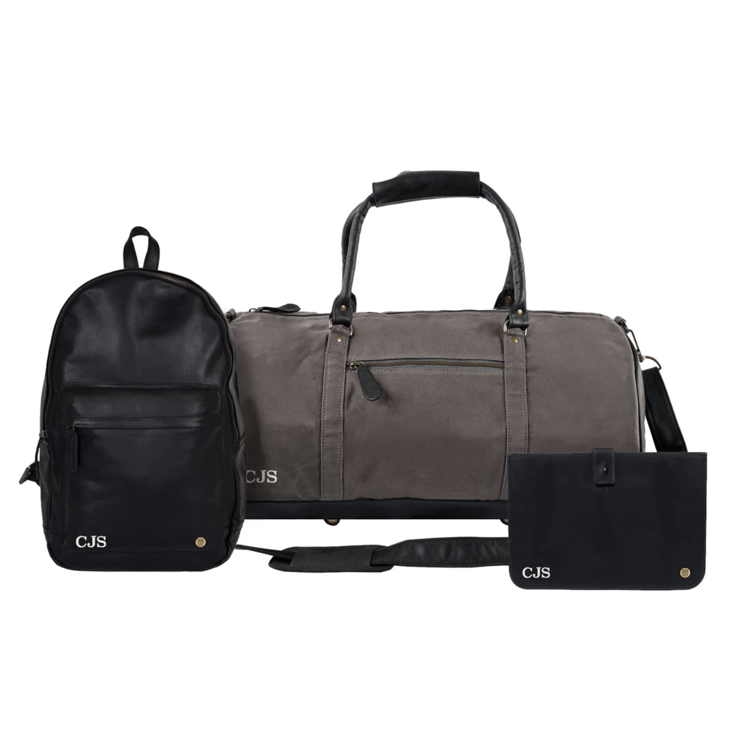 Ultimate Leather Duffel Set