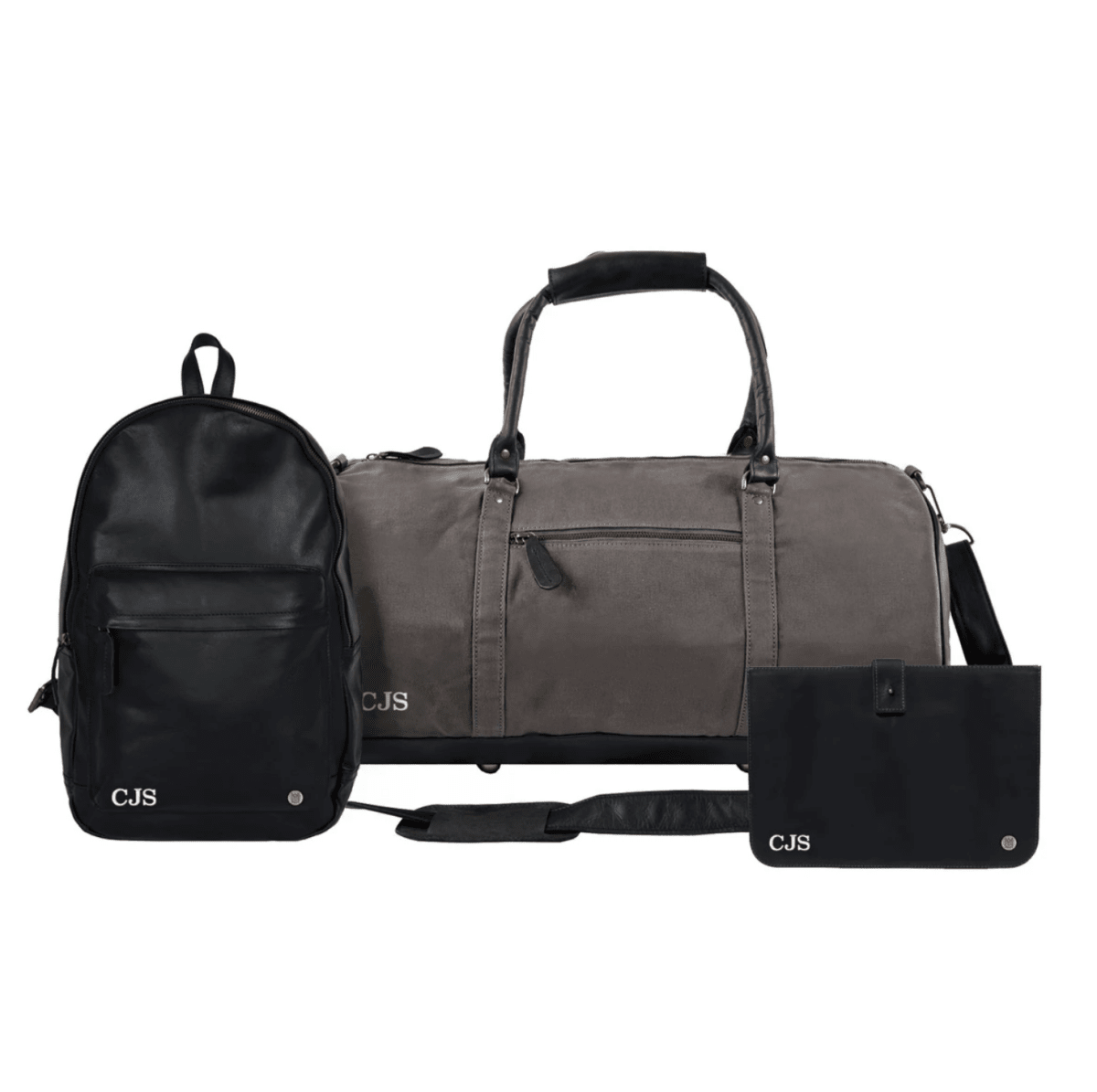 Ultimate Leather Duffel Set - Duffel Bags - GroomsDay