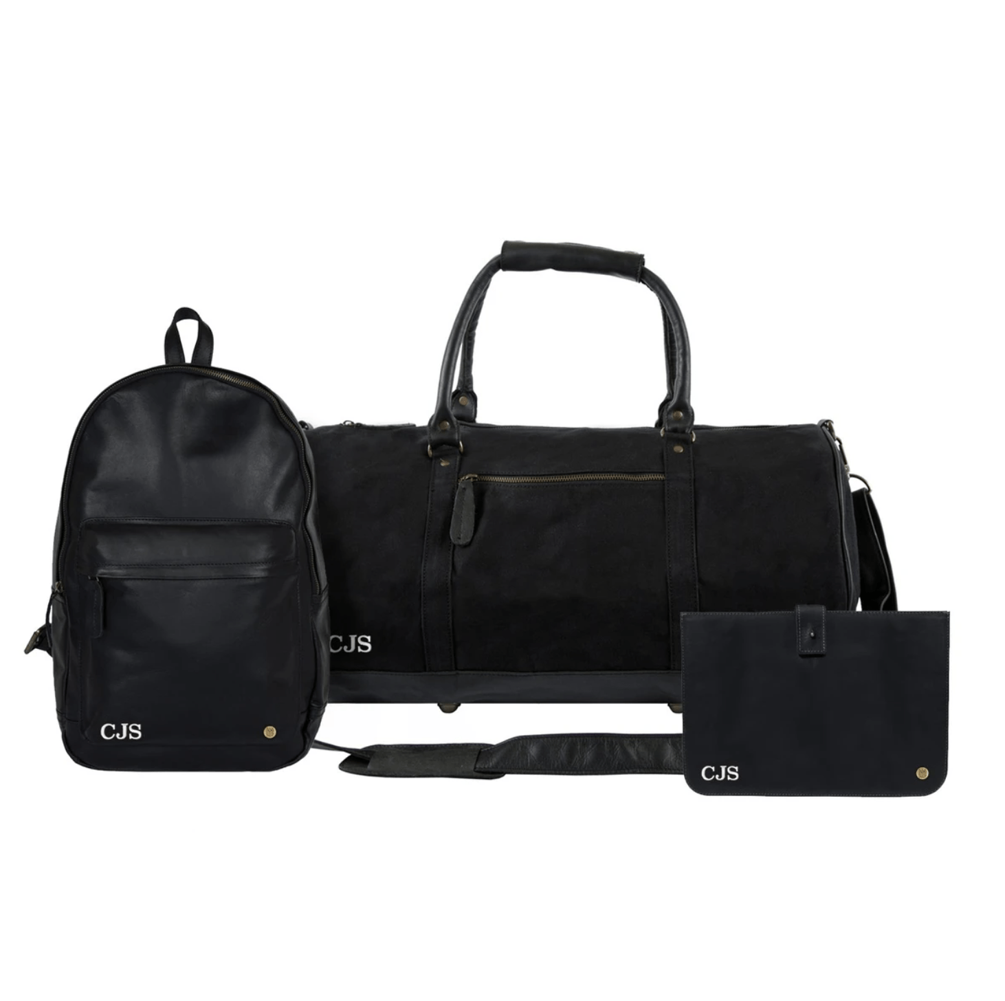 Ultimate Leather Duffel Set