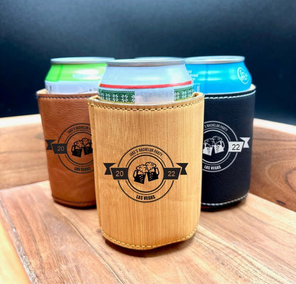 Custom Bachelor Party Can Cooler - Personalized Koozie - GroomsDay