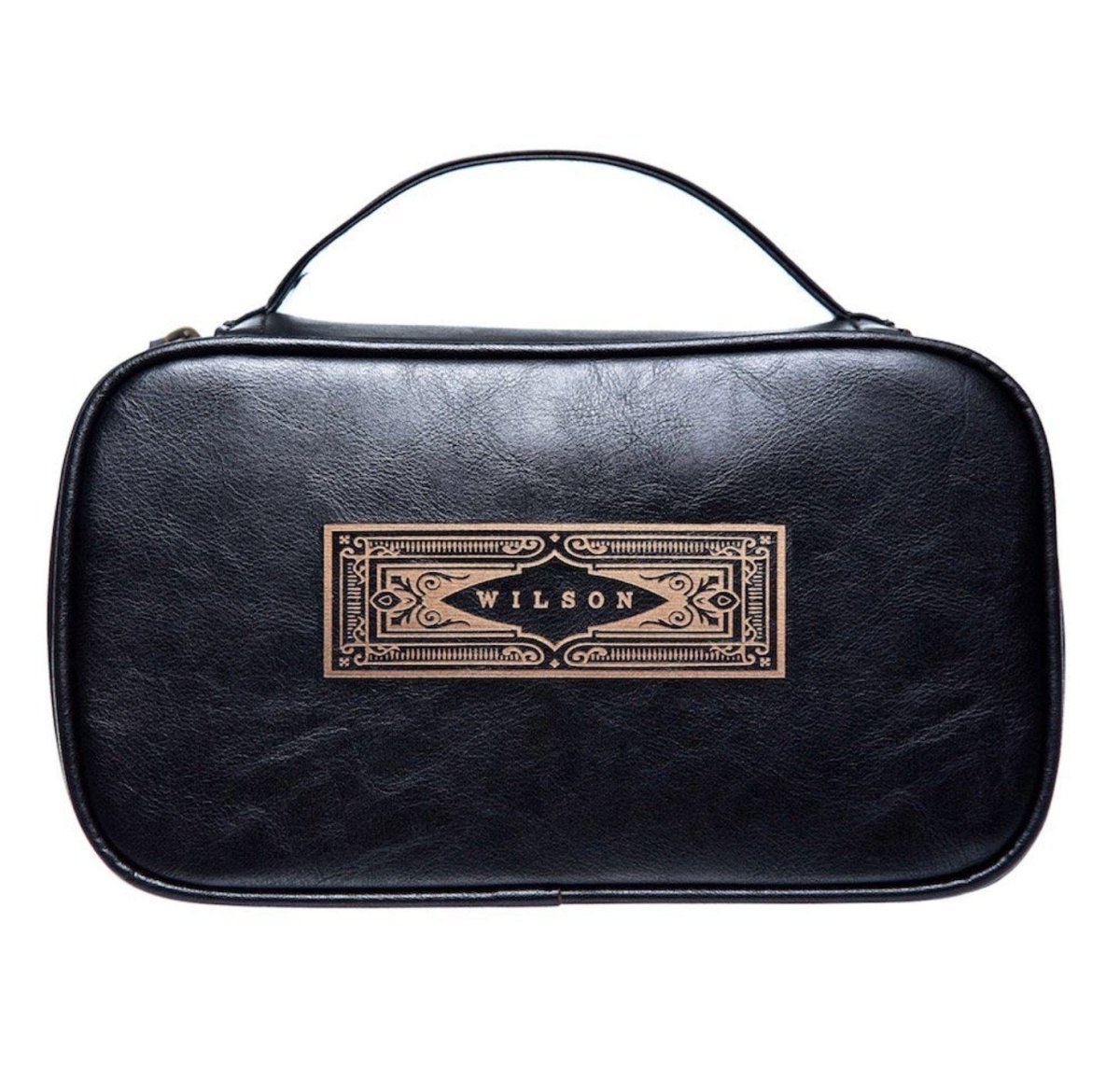 Leather Shaving Bag - Personalized Toiletry Bag - GroomsDay