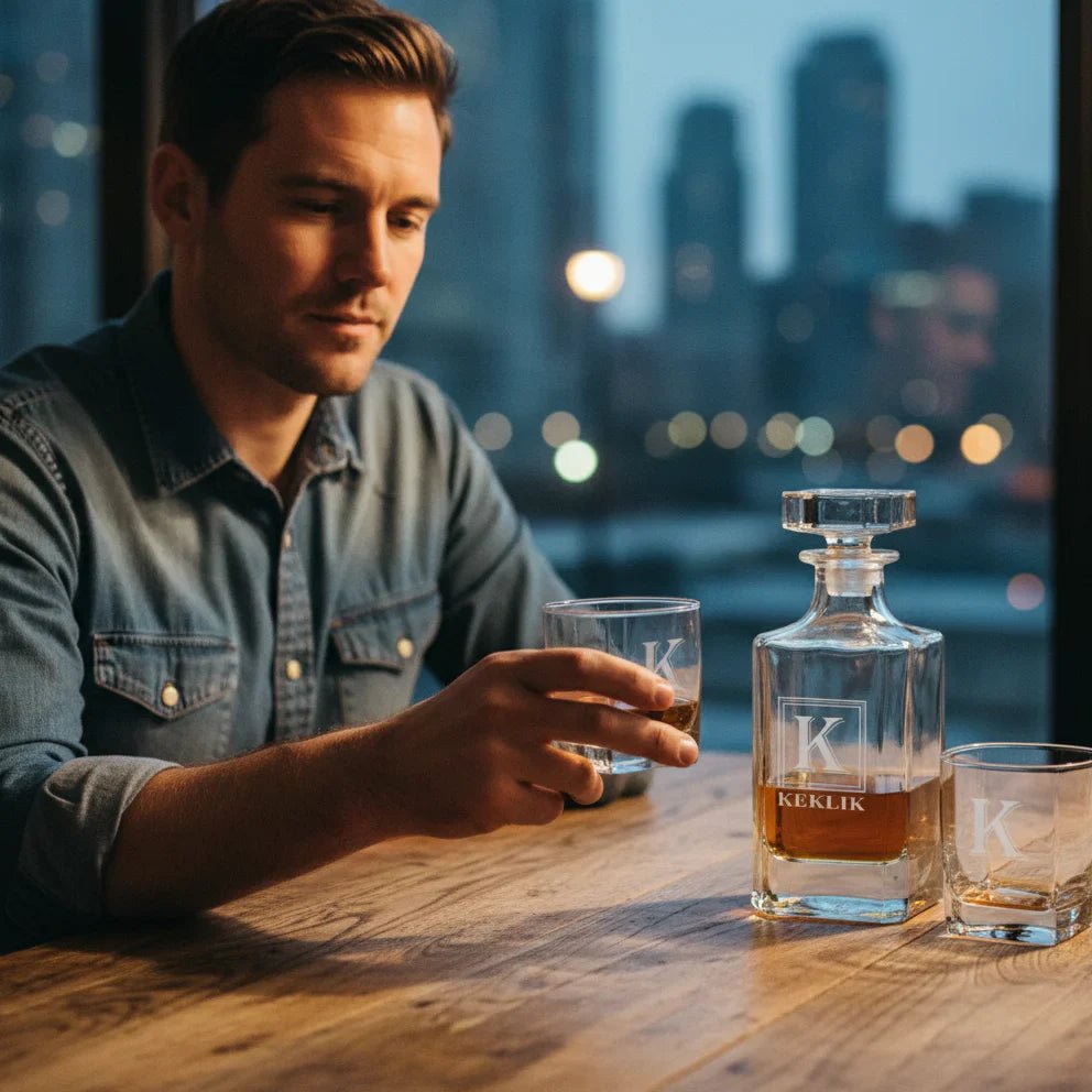 Quality Piece of Glass - Whiskey - GroomsDay