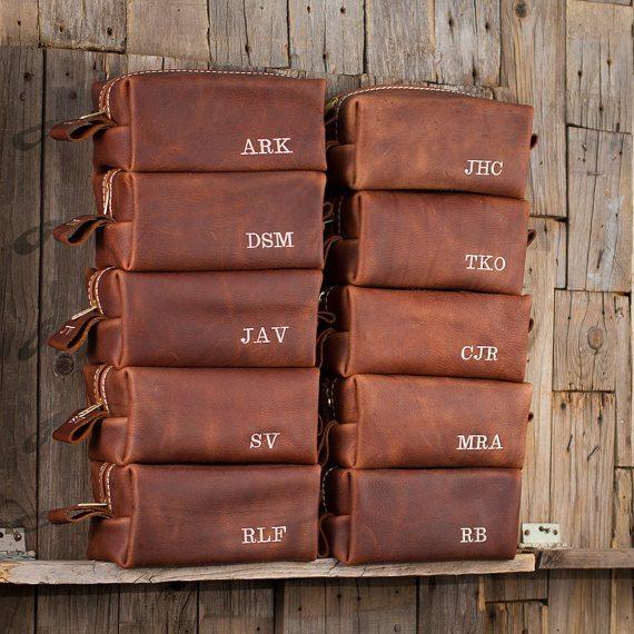 Genuine Leather Travel Marvel - Toiletry Bag - GroomsDay