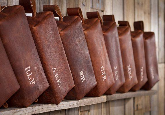 Genuine Leather Travel Marvel - Toiletry Bag - GroomsDay