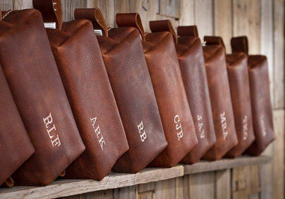 Genuine Leather Travel Marvel - Toiletry Bag - GroomsDay