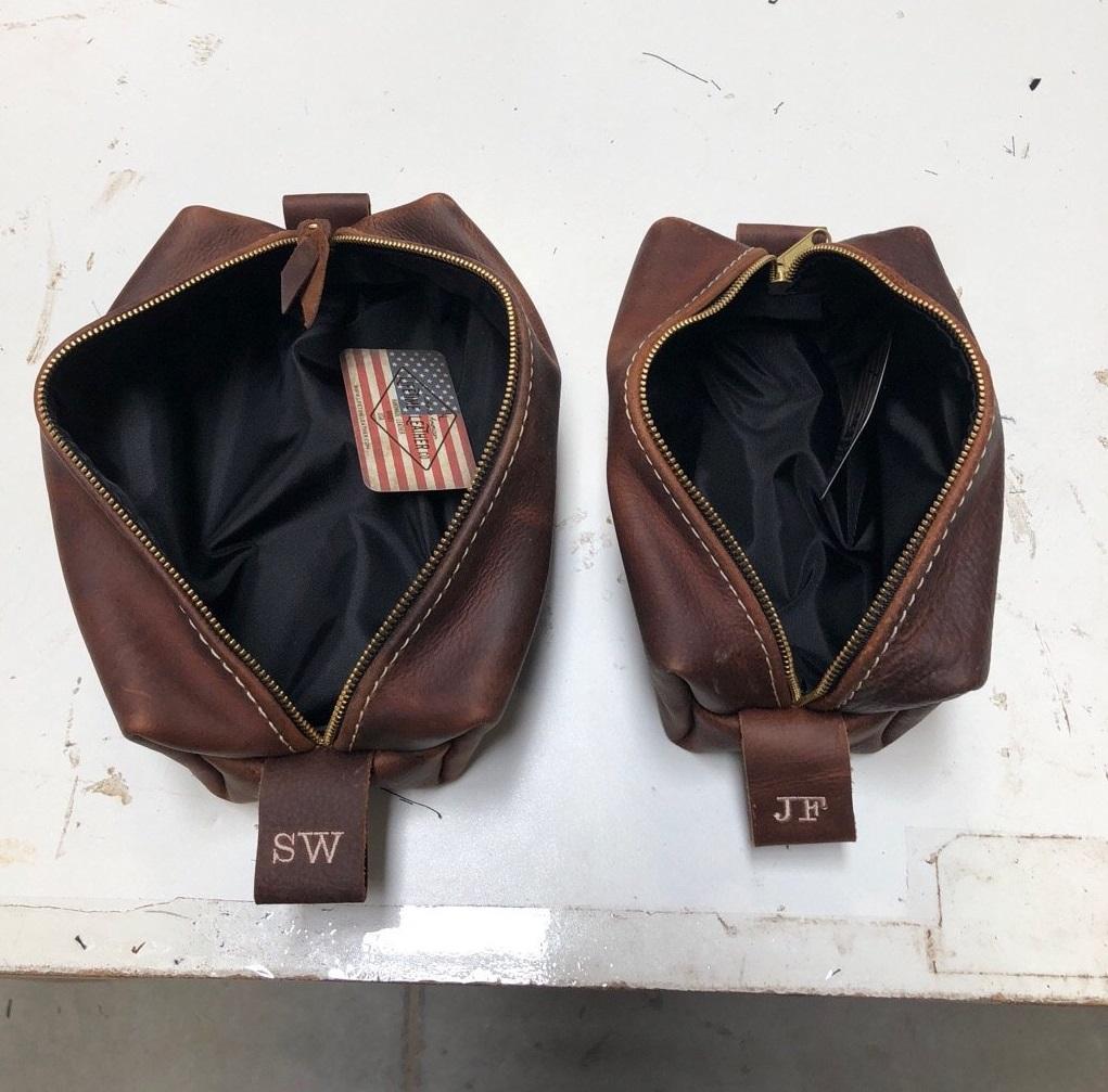 Genuine Leather Travel Marvel - Toiletry Bag - GroomsDay