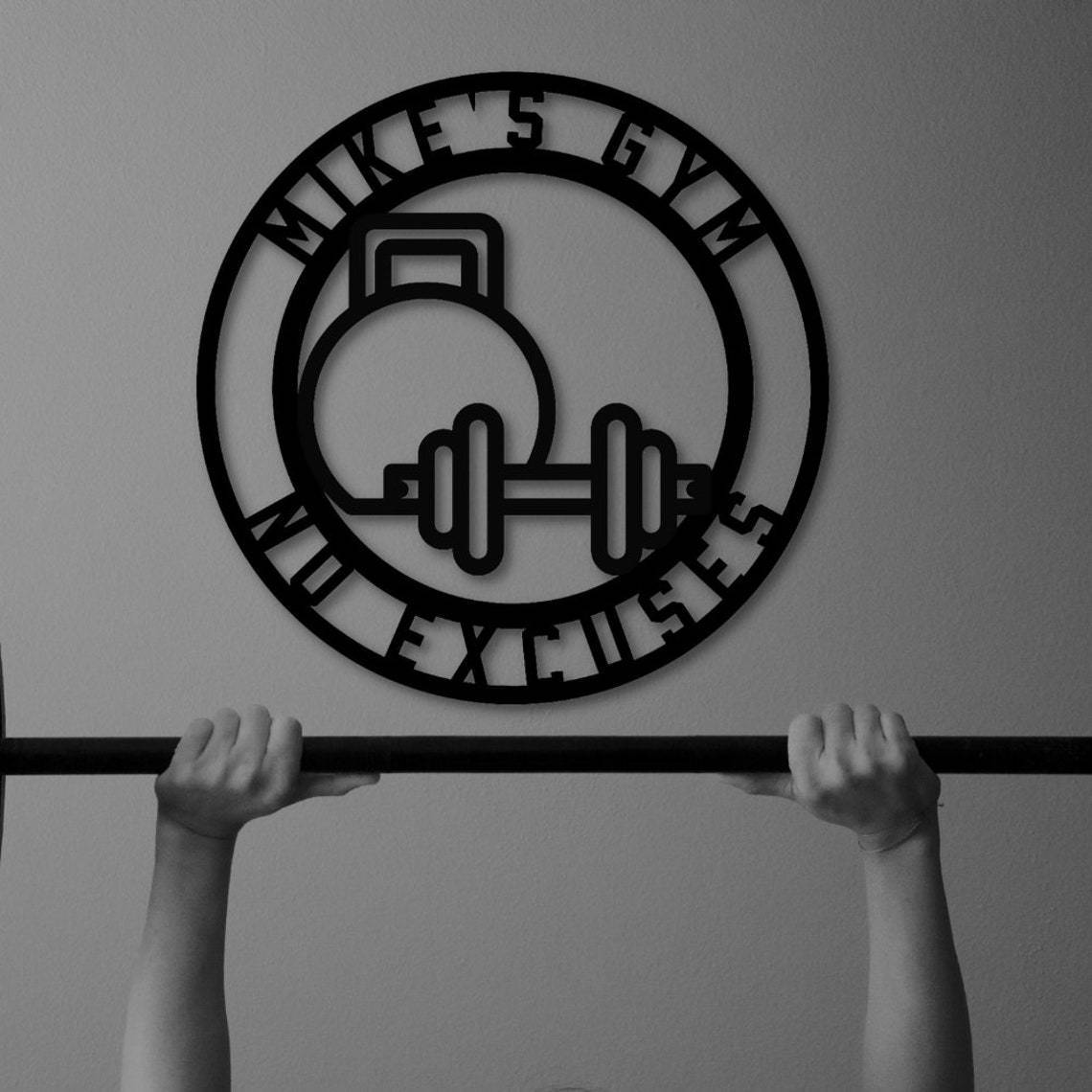 Metal Gym Sign - Pub Signs - GroomsDay