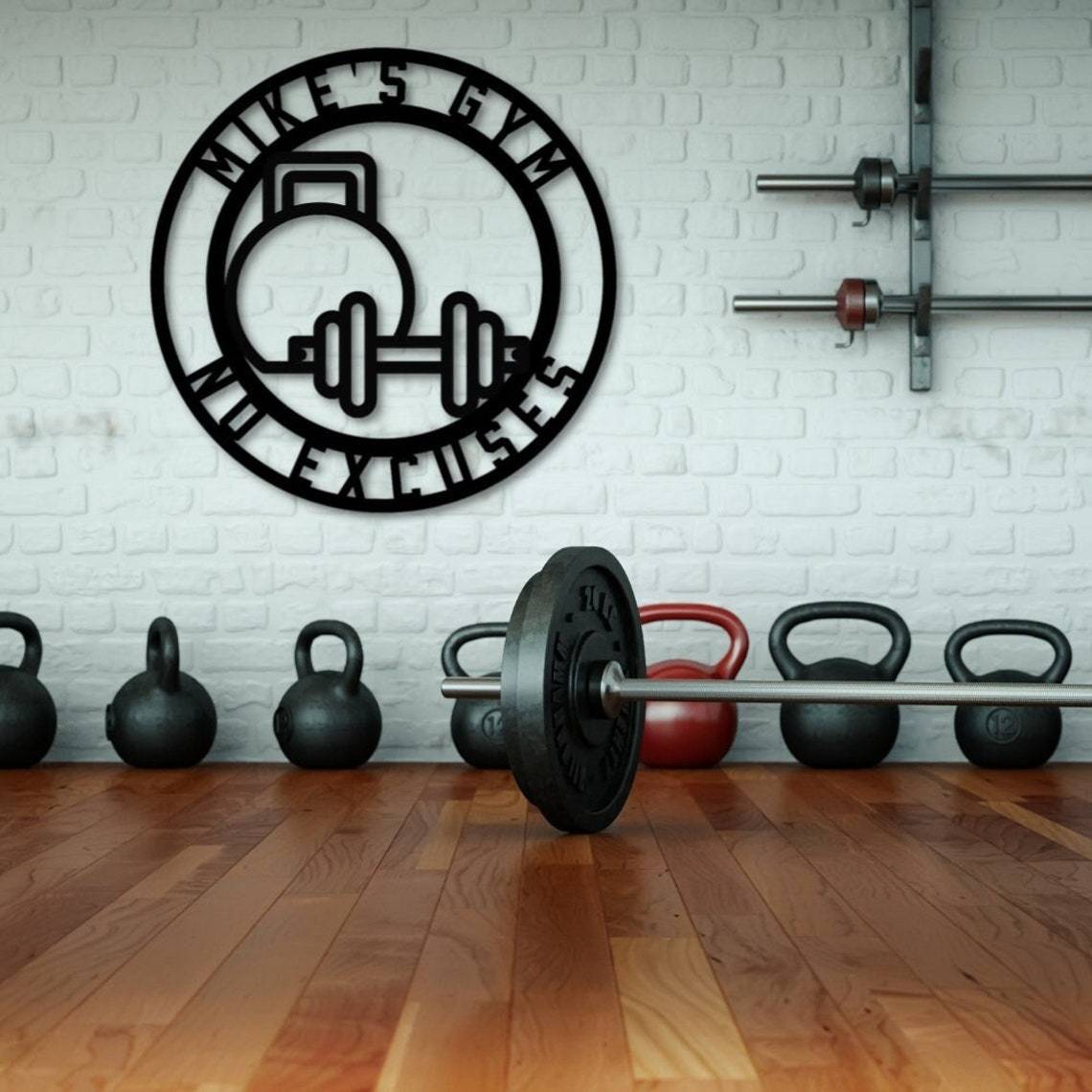 Metal Gym Sign - Pub Signs - GroomsDay