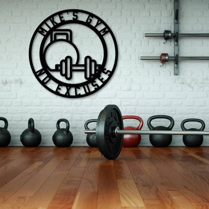 Metal Gym Sign - Pub Signs - GroomsDay
