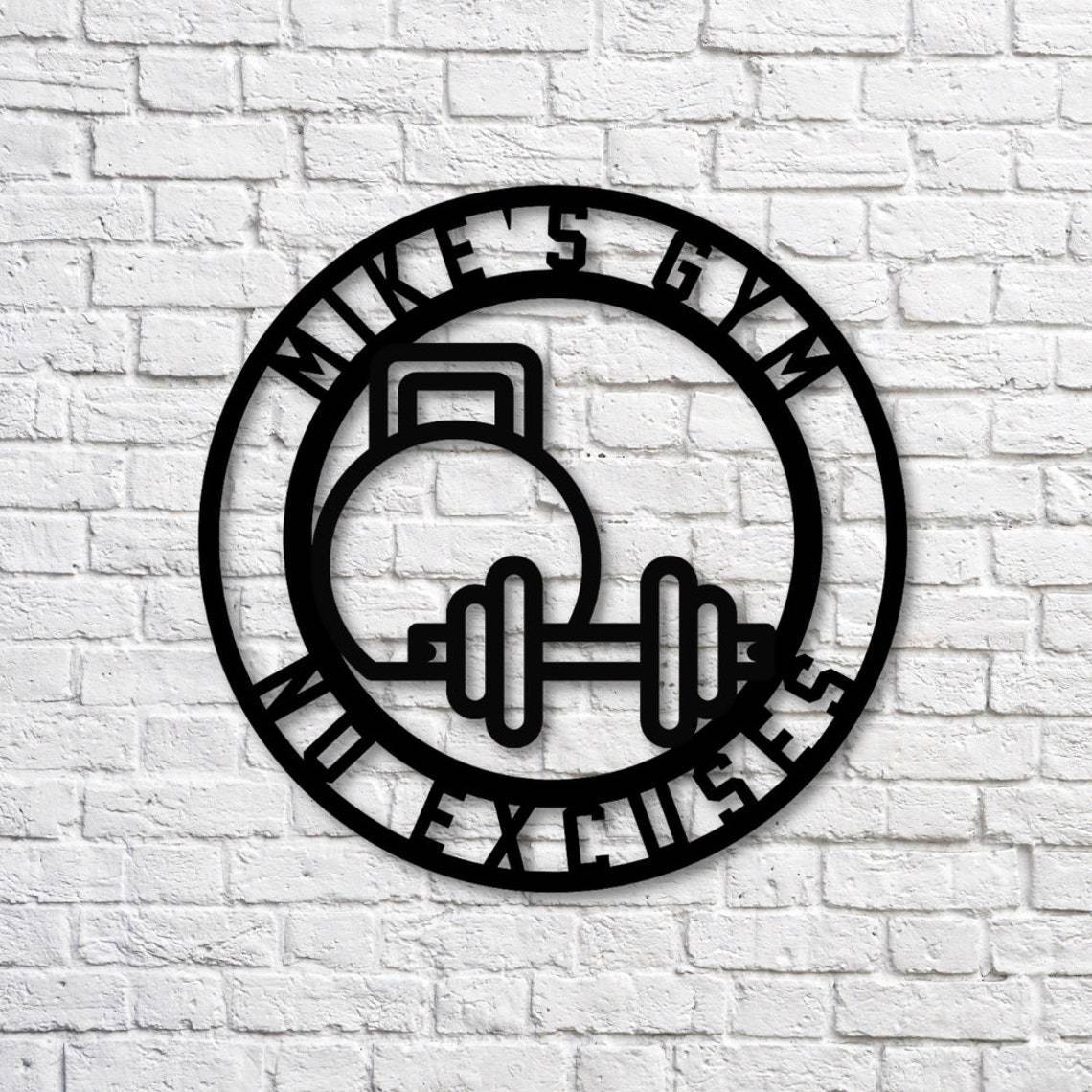Metal Gym Sign - Pub Signs - GroomsDay