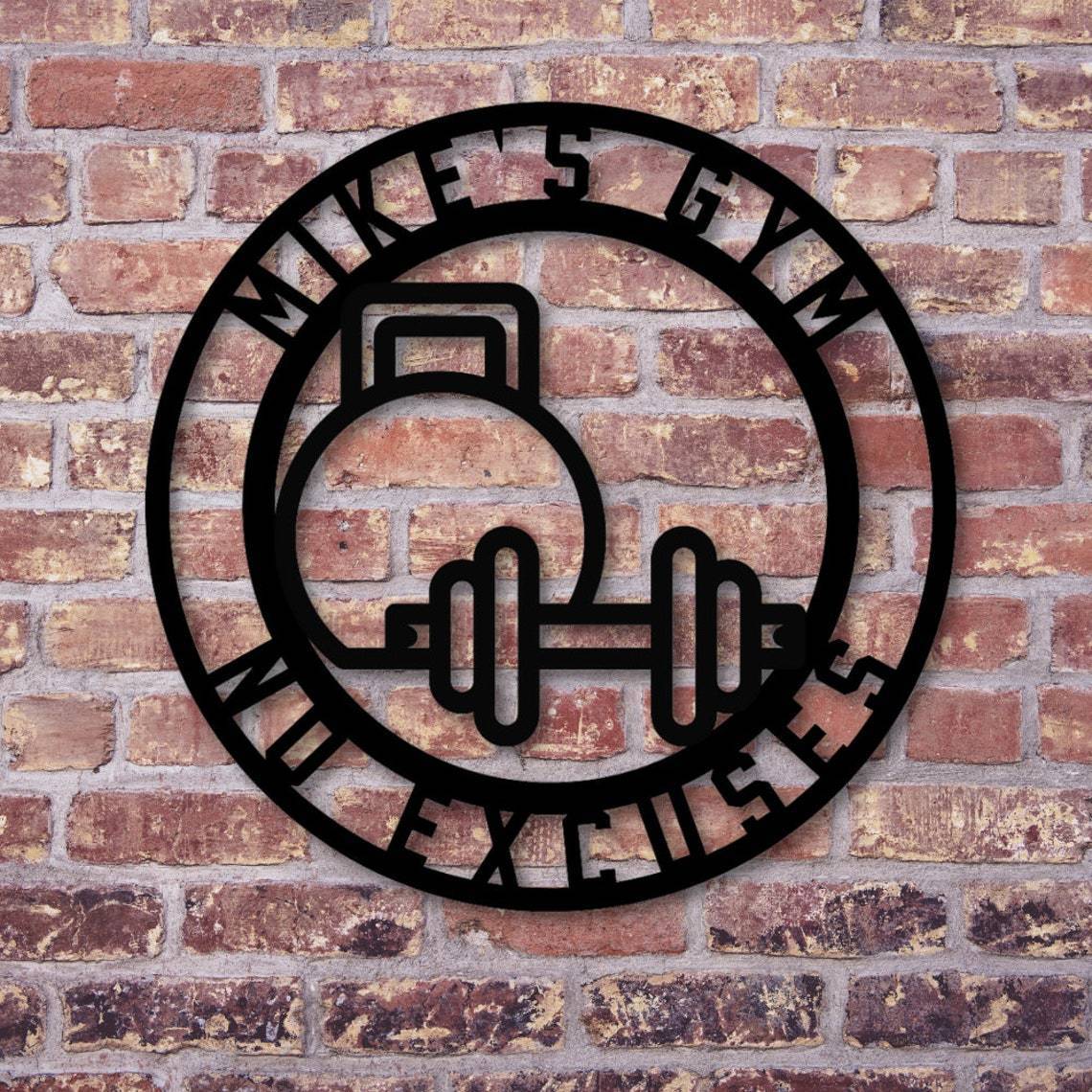 Metal Gym Sign - Pub Signs - GroomsDay