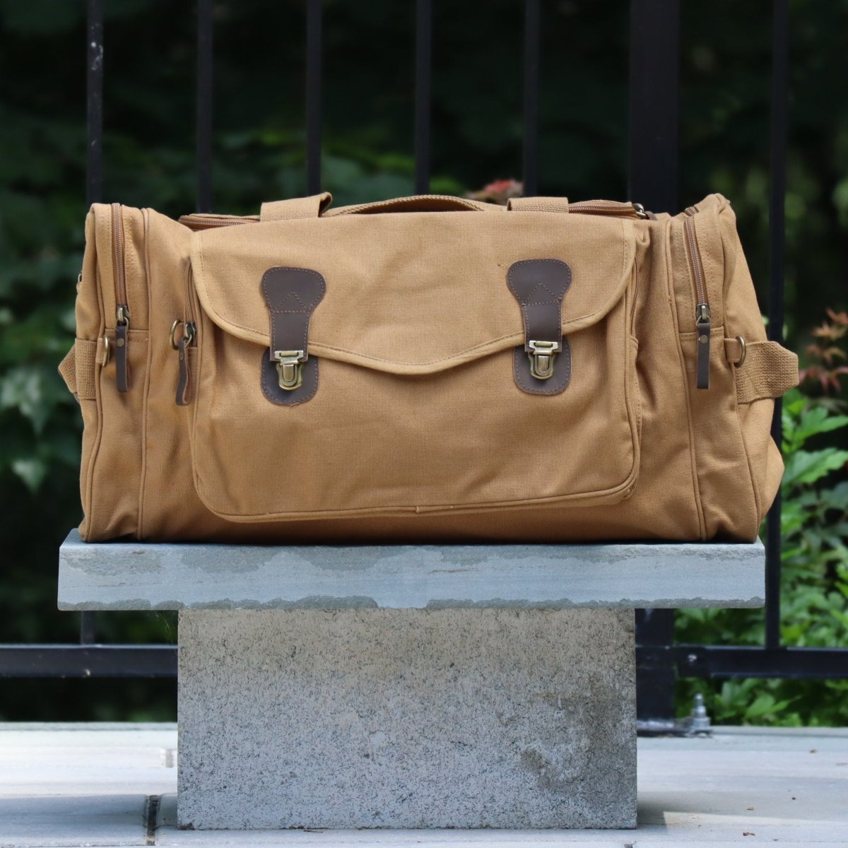 Voyager Monogrammed Duffle Bag - duffel bag - GroomsDay