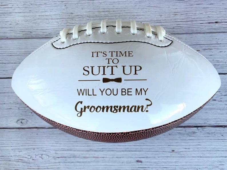 Football Ring Bearer Proposal Gift Proposal