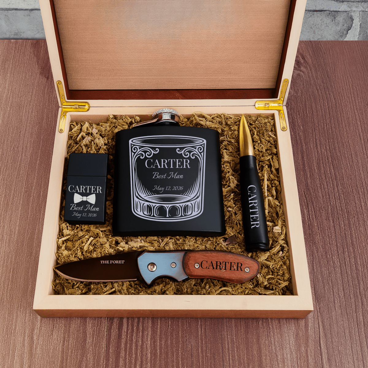 The Five - Star Groomsmen Gift Set - Groomsmen Gifts - GroomsDay