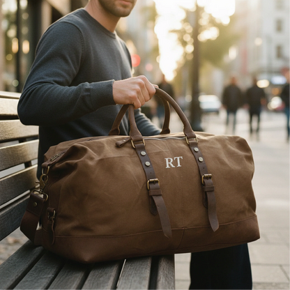 Workhorse Monogrammed Weekender Bag